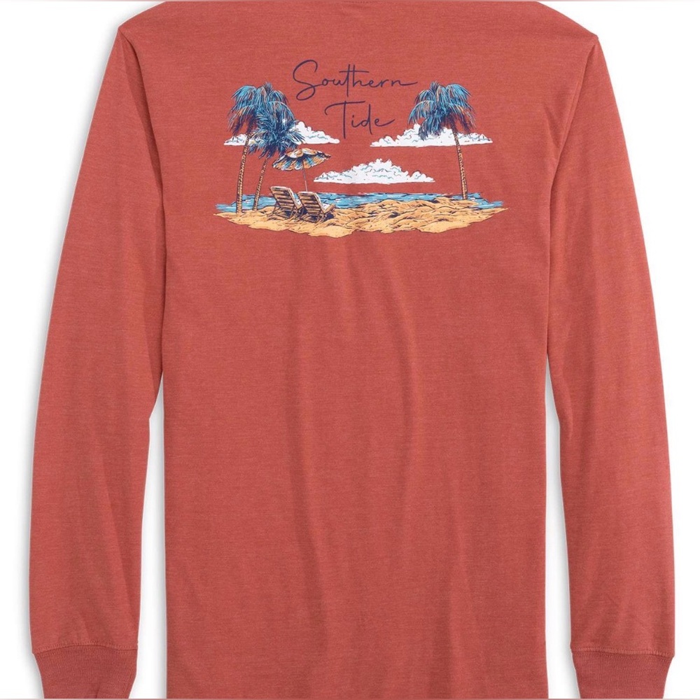 Southern Tide Beach Side Heather Tee🪸🐠